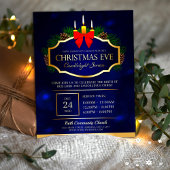 Weihnachten Abendessen Kirche Santa Maria delle Gr Flyer