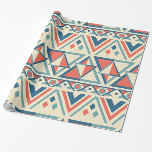 Weihnachten | ABSTRAKT | Muster | Minimalistisch Geschenkpapier (Ungerollt)