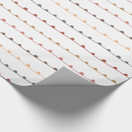 Weihnachten | ABSTRAKT | Muster | Minimalistische  Geschenkpapier (Ecke)