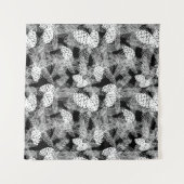 Weihnachten abstrakter Kiefernbaum Wandteppich (Vorderseite (Horizontal))