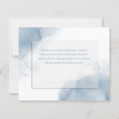 Weihnachten Abstraktes Budget Dusty Blue Winter Tr (Rückseite)