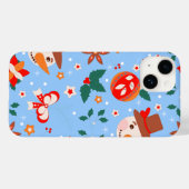 Weihnachten Abstraktes Muster Case-Mate iPhone Hülle (Rückseite (Horizontal))