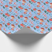 Weihnachten Abstraktes Muster Geschenkpapier (Ecke)