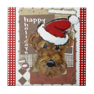 WEIHNACHTEN AIREDALE FLIESE