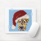 Weihnachten Airedale Mousepad (Mit Mouse)