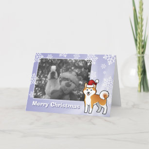 Weihnachten Akita Inu/Shiba Inu