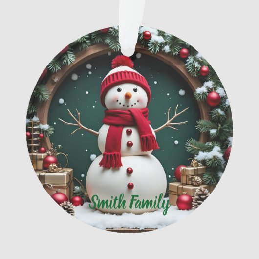 Weihnachten - Akryler Ornament (Vorderseite)