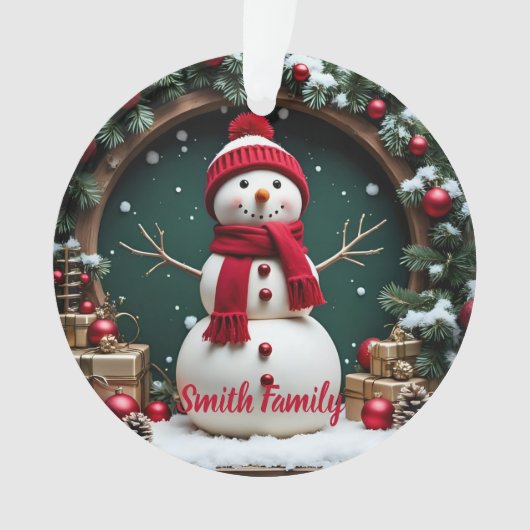 Weihnachten - Akryler Ornament (Vorderseite)