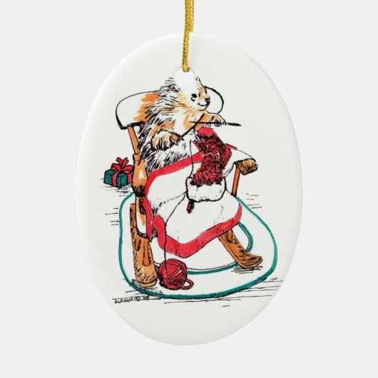 Weihnachten Alaska Wildlife Ornament (Vorne)
