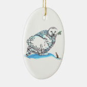 Weihnachten Alaska Wildlife Oval Ornament (Rechts)