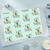 Weihnachten Albern Gänsefeiertag Jolly Seidenpapier