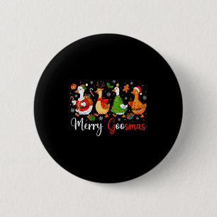 Weihnachten Alberne Gans Lustig Merry Goosemas Xma Button