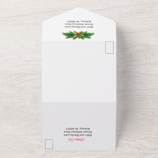 Weihnachten alles in einem all in one einladung (Außenbereich)