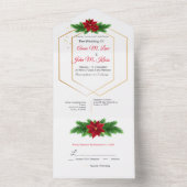 Weihnachten alles in einem all in one einladung (Innen Boden)