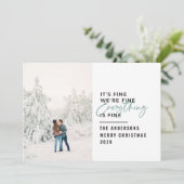 Weihnachten alles ist ein schönes typografisches F (Stehend Vorderseite)