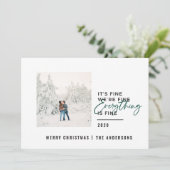 Weihnachten alles ist ein schönes typografisches F (Stehend Vorderseite)