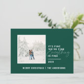 Weihnachten alles ist ein schönes typografisches F (Stehend Vorderseite)