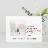 Weihnachten alles ist ein schönes typografisches F (Stehend Vorderseite)