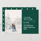 Weihnachten alles ist ein schönes typografisches F (Vorne/Hinten)