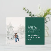 Weihnachten alles ist ein schönes typografisches F (Stehend Vorderseite)