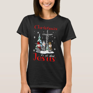 Weihnachten alles über Jesus Faith Hope Liebe Sno T-Shirt