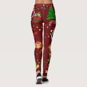 Weihnachten Alles Ugg Sweater Party Leggings (Rückseite)