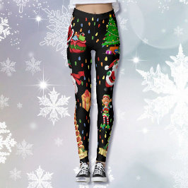 Weihnachten Alles Ugg Sweater Party Leggings