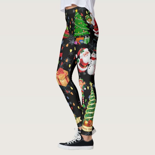 Weihnachten Alles Ugly Sweater Party Leggings 2 (Links)