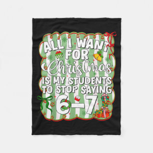 Weihnachten Alles, was ich will, ist, dass Schüler Fleecedecke