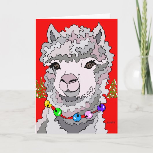Weihnachten Alpaca (Vorderseite)