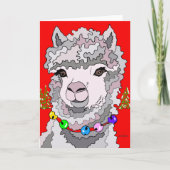 Weihnachten Alpaca (Vorderseite)