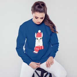 Weihnachten Alpaca Sweatshirt