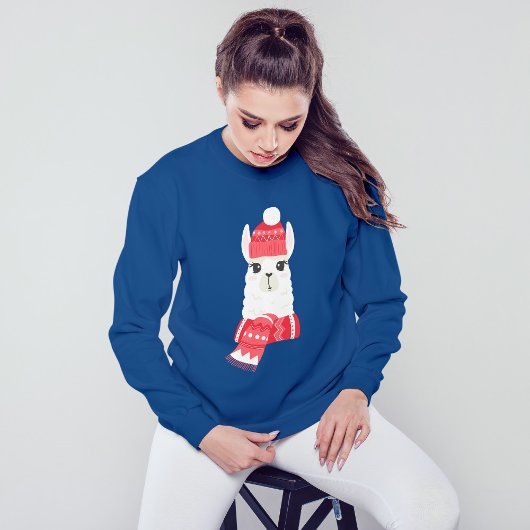 Weihnachten Alpaca Sweatshirt