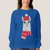 Weihnachten Alpaca Sweatshirt (Vorderseite)