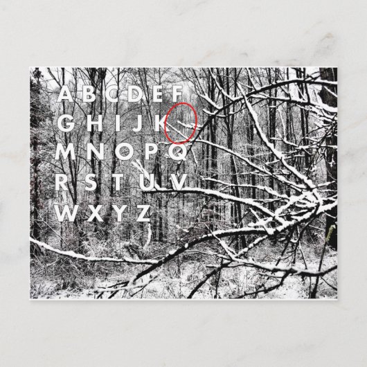 Weihnachten Alphabet (Vorderseite)