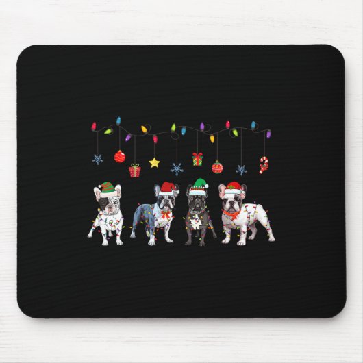 Weihnachten als Bulldogin5 Mousepad (Vorne)