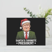 Weihnachten als Favorit des Präsidenten Funny Trum (Stehend Vorderseite)