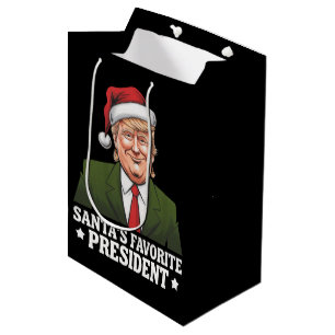 Weihnachten als Favorit des Präsidenten Funny Trum Mittlere Geschenktüte