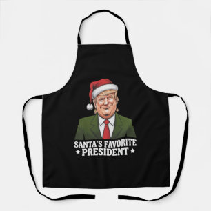 Weihnachten als Favorit des Präsidenten Funny Trum Schürze