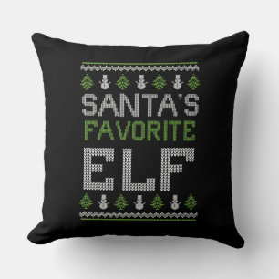 Weihnachten als Favorit - Ugly Sweater Christmas Kissen
