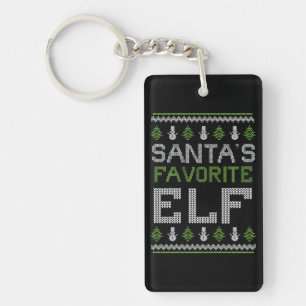 Weihnachten als Favorit - Ugly Sweater Christmas Schlüsselanhänger