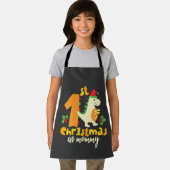 Weihnachten als Mommy Xmas Niedlich Dinosaurier Schürze (Insitu)