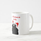 Weihnachten als Papa-Tasse Kaffeetasse (VorderseiteRechts)