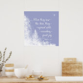 Weihnachten - Als sie den Stern sahen Poster (Küche)