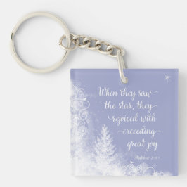 Weihnachten - Als sie den Stern sahen Schlüsselanhänger