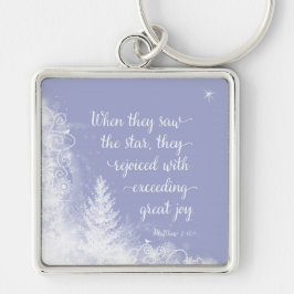 Weihnachten - Als sie den Stern sahen Schlüsselanhänger