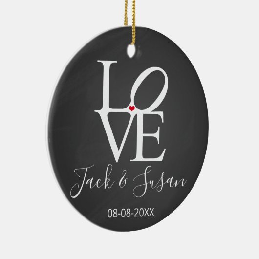 Weihnachten als Weihnachten und Weihnachten der Li Keramik Ornament (Rechts)