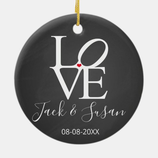 Weihnachten als Weihnachten und Weihnachten der Li Keramik Ornament (Hinten)