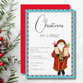 Weihnachten als Weihnachtsgeschenk Einladung