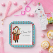 Weihnachten als Weihnachtsgeschenk Pappteller (Party)